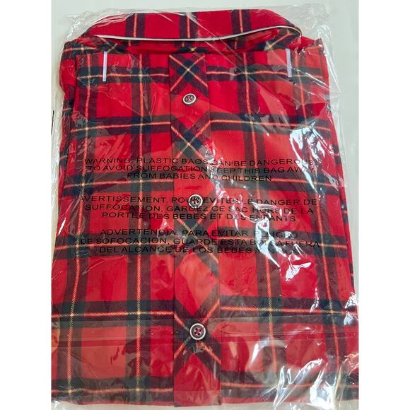 Report Collection Plaid Flannel Slim Fit Sport Shirt Color RED Size 2XL - Picture 5 of 13